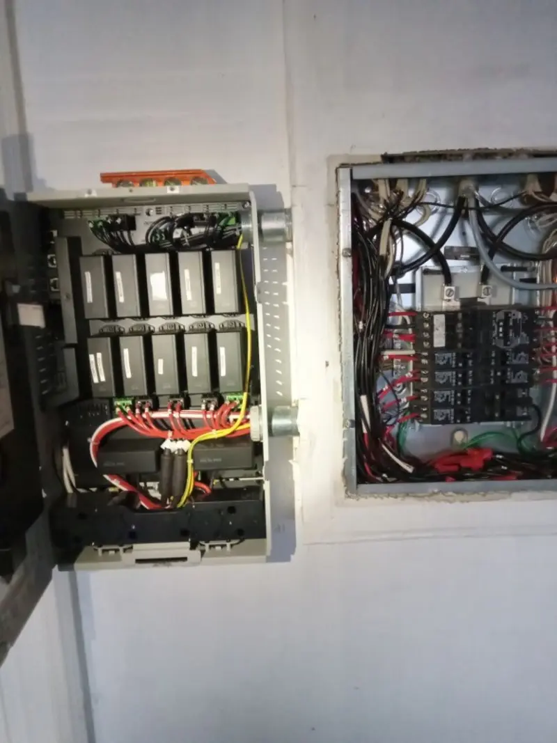 Electrical panel upgrade completed for Ring Doorbell Installation in Belleville